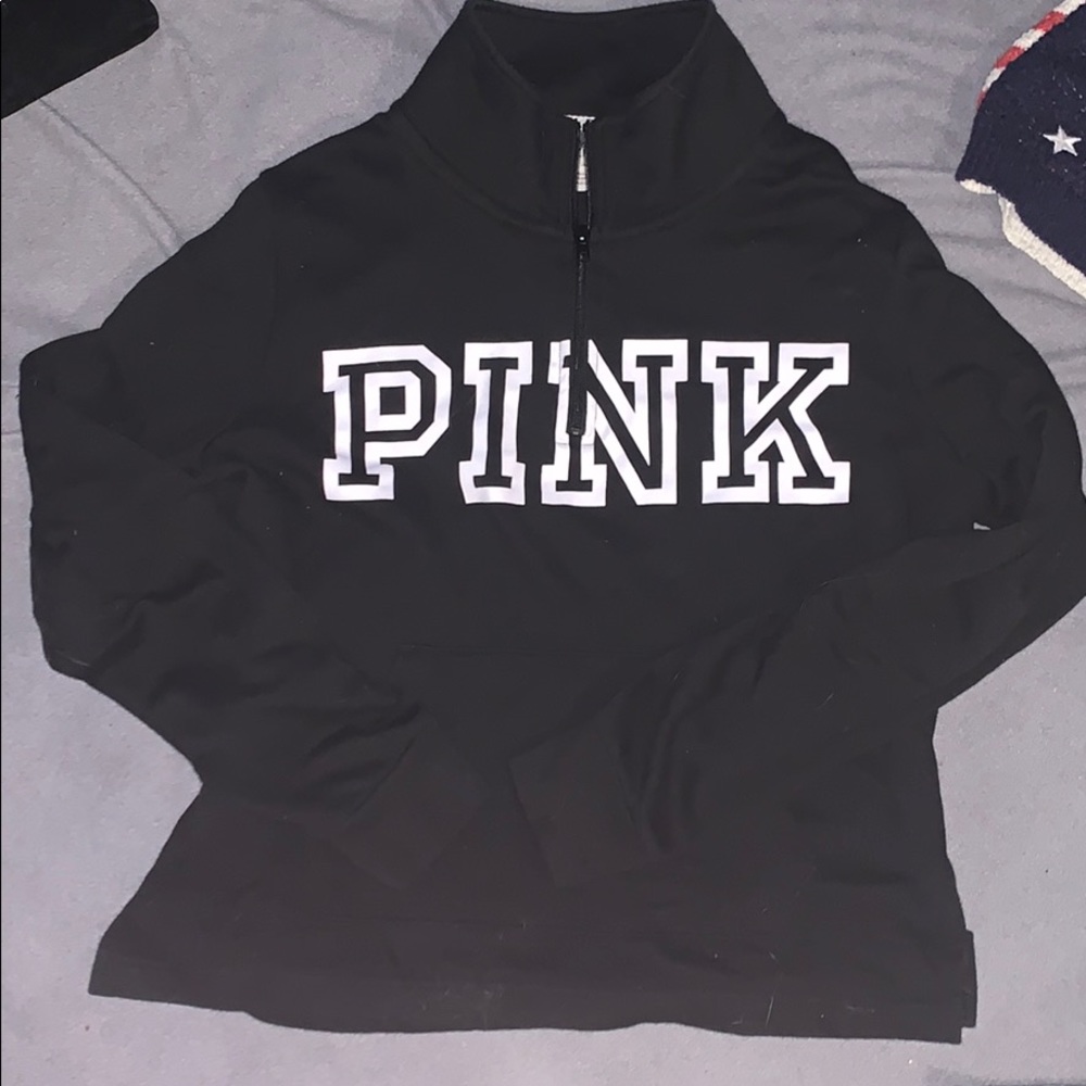 Pink Victoria secret half zip